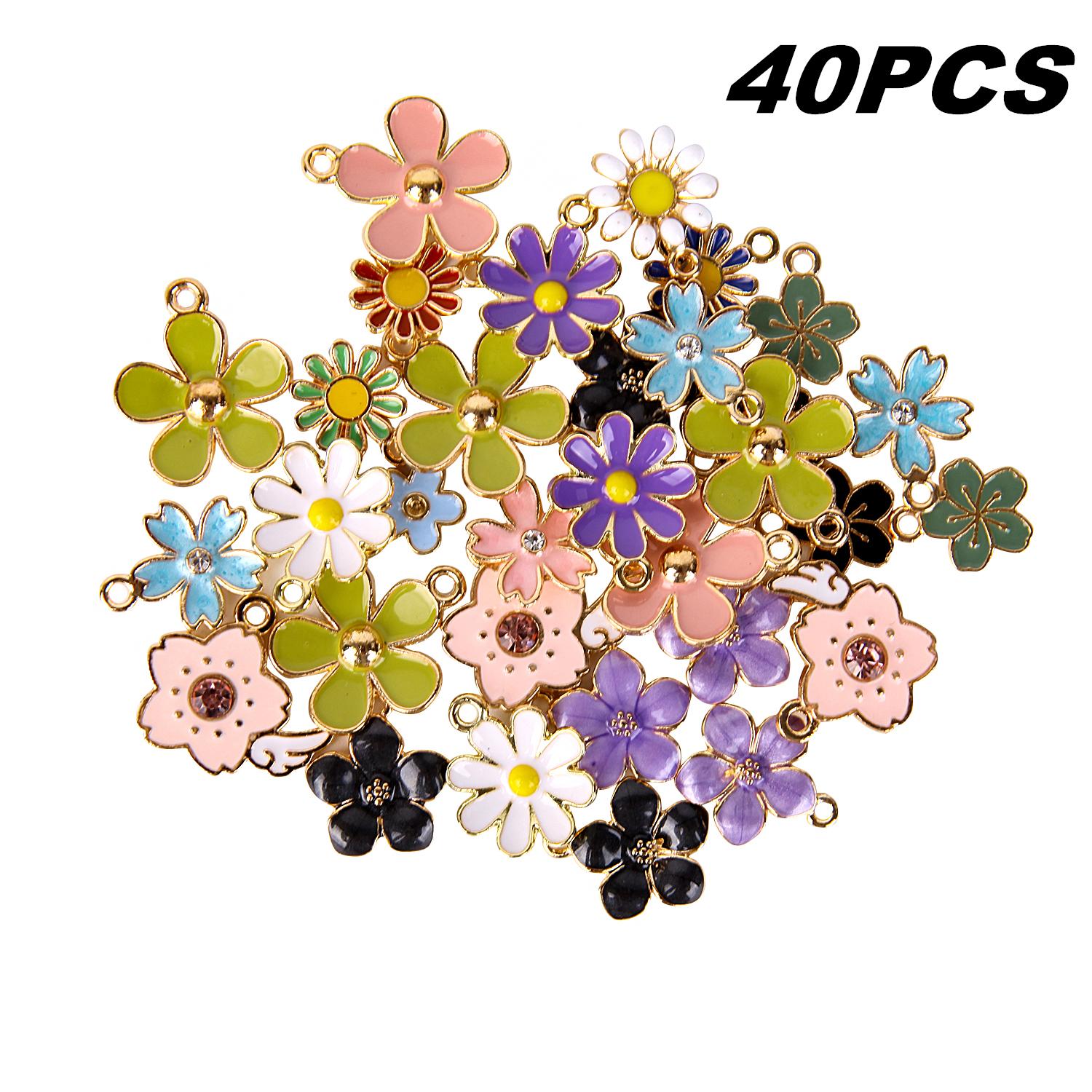 

Эмалированные шармы для творчества, 40 шт