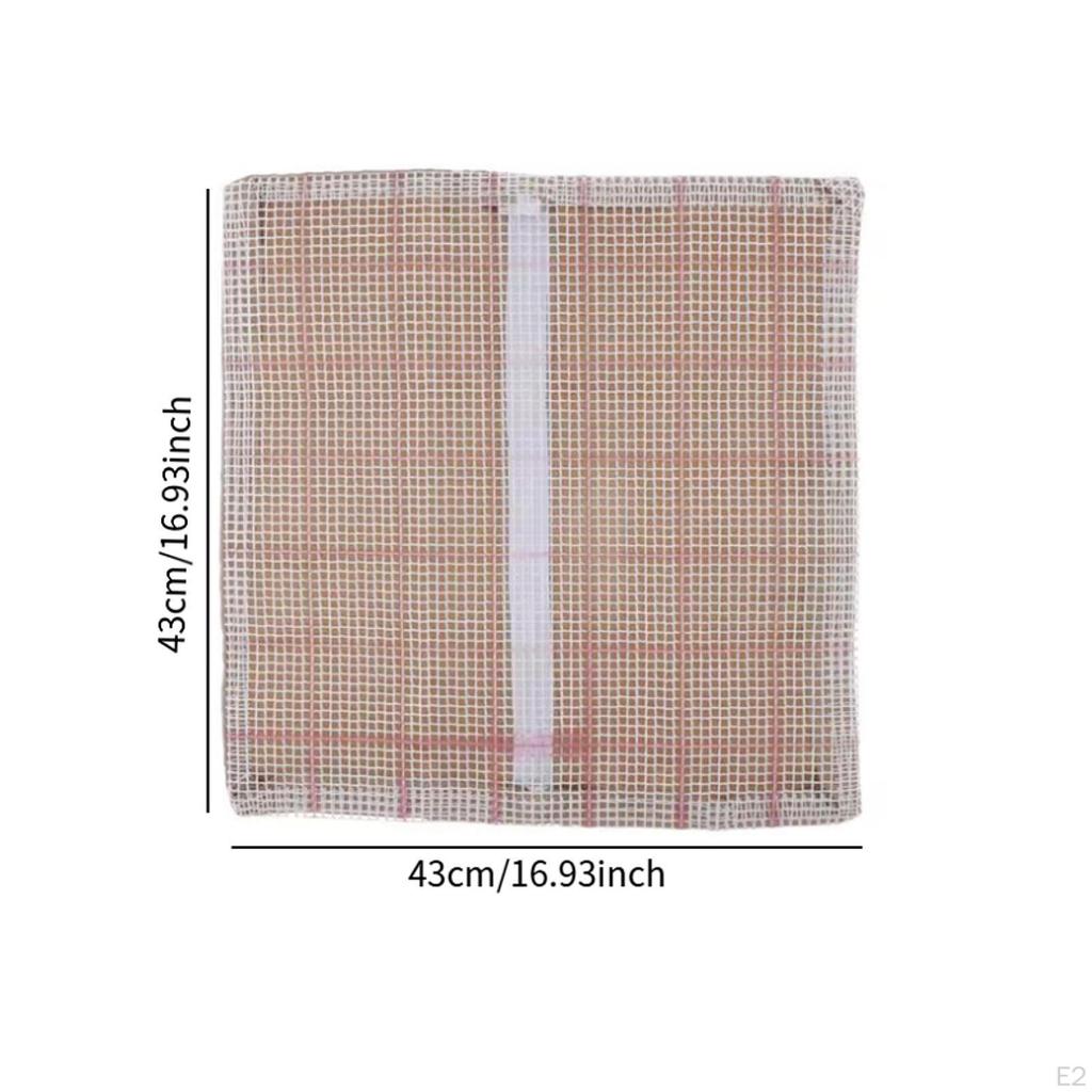 Knüpfhaken Netzherstellung Rohling Kissen Knüpfen für Boden Sofa Sitzkissen