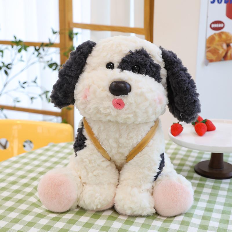 

Chicken Leg Creative Sitting Dalmatian Plush Toy Cute Cartoon Throw Pillow Gift Spotted Dog,23cm/9.06in