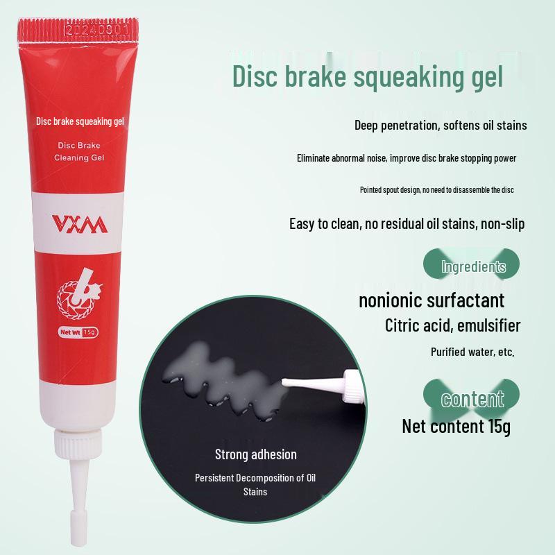 Bicycle Disc Brake Noise Eliminator Gel and Cleaner