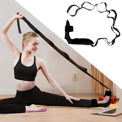 Fitness Open Back Muscle Relaxation Yoga Stretching Band Leg Stretcher Flexibility Strap For Rehabilitation Plantar Fasciitis