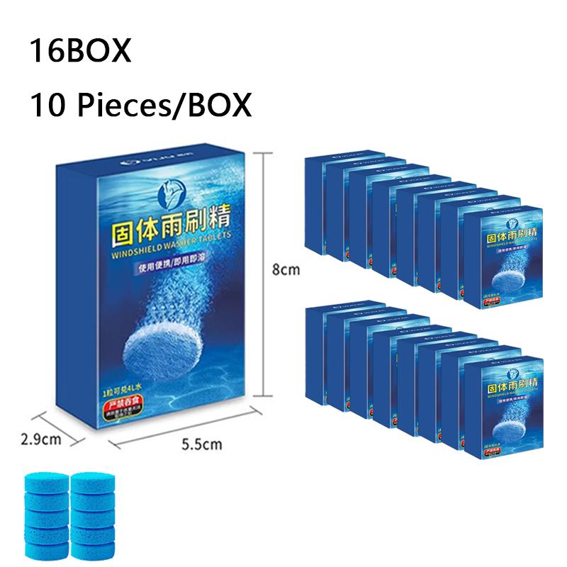 Car Glass Water Summer Effervescent Tablets To Oil Film Remove Car Windscreen Glass Cleaning Tablet for All Seasons