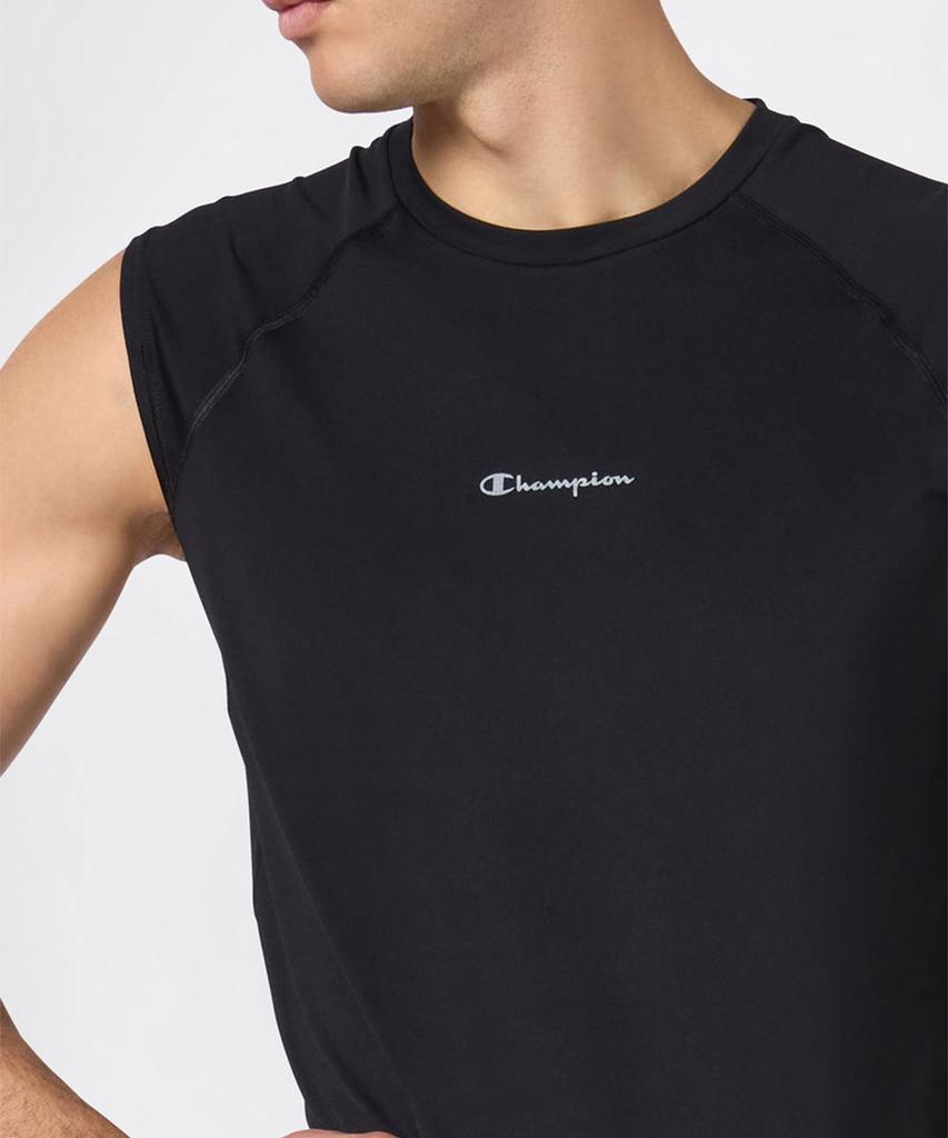 Champion Reflective Logo Athletic Sleeveless Black