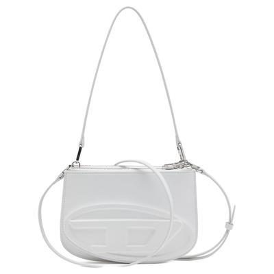 1Dr Twin Logo Embossed Shoulder Bag X10330PR818T1003