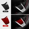 Real Hard Carbon Fiber Sticker For Fiat 500 Abarth 595 2012 2013 2014 2015 Car Interior Trim Decoration Accessories