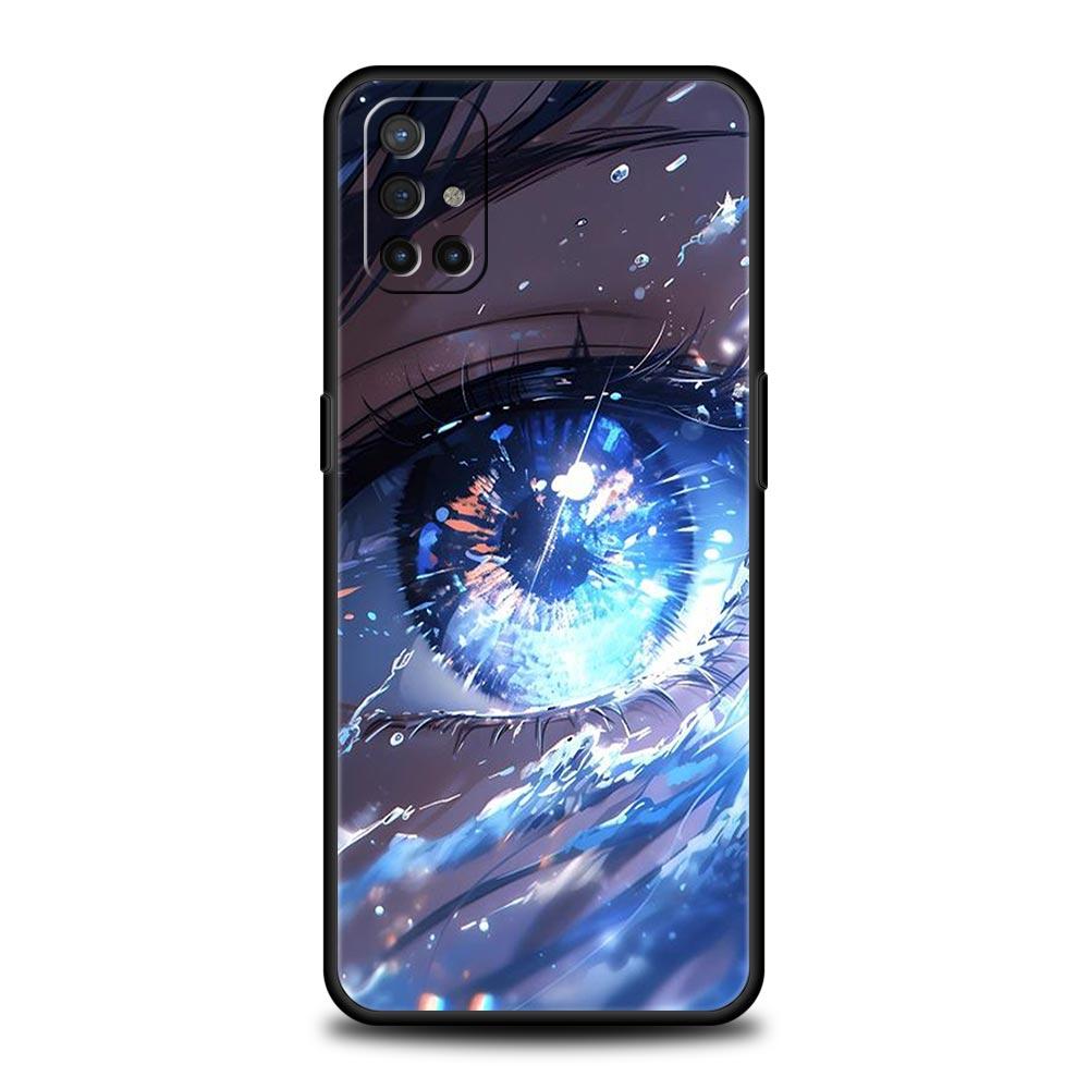 Cartoon Cute eyes art Phone Case For OnePlus 12 11 10 9 8 7 7T Pro 12R 10R 9RT 9R 8T Nord N100 N200 N10 2T CE 2 5G Soft Cover