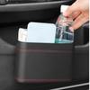 Waterproof Vehicle Trash Can PU Leather Hanging Storage Bin Car Press-down Storage Box  Car Storage