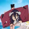Gamer Albedo Anime Sexy Girls Beach Towel Colorful Bath Towels For Girl Microfiber Quick Dry Custom Sand Free Beach Yoga Spa