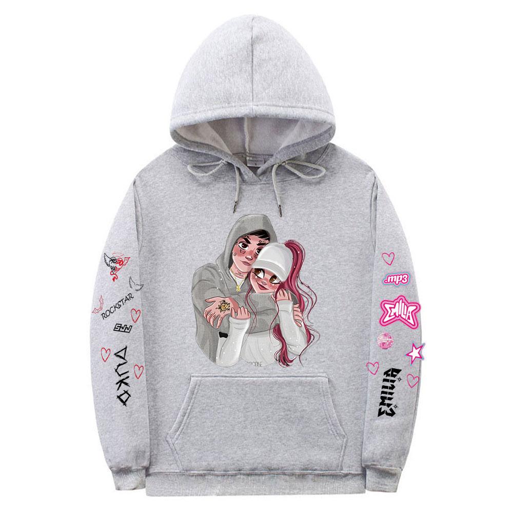 Singer DUKI Emilia Mernes MP3 Hoodies Fans Gift Men Women Clothing Fashion Hip Hop Sweatshirt Casual Oversized Hoody Streetwear