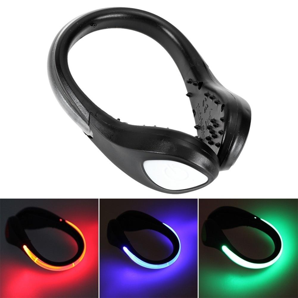 Corsa Ciclismo Camminata Sport LED Clip Scarpe Sicurezza Luce di Avvertimento Notturno Lampada