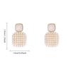 JMXD-square, Temperament, Stud Earrings