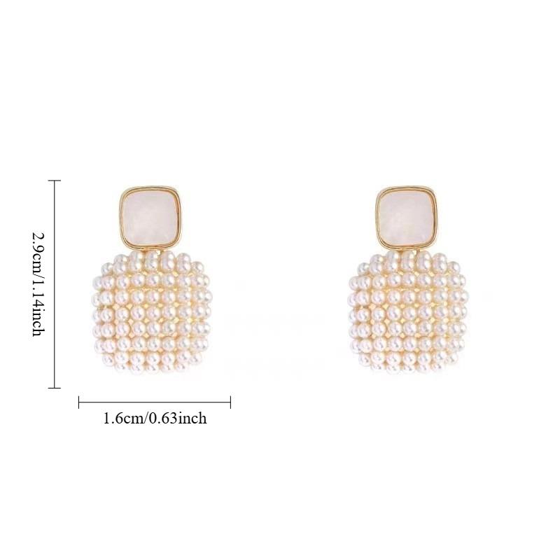 JMXD-square, Temperament, Stud Earrings