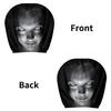 Breathable Car Seat Protector 2Pcs Universal Headrest Covers, Horror Pattern Protector, Durable Polyester Cover Stretchy Interior Accessories for All