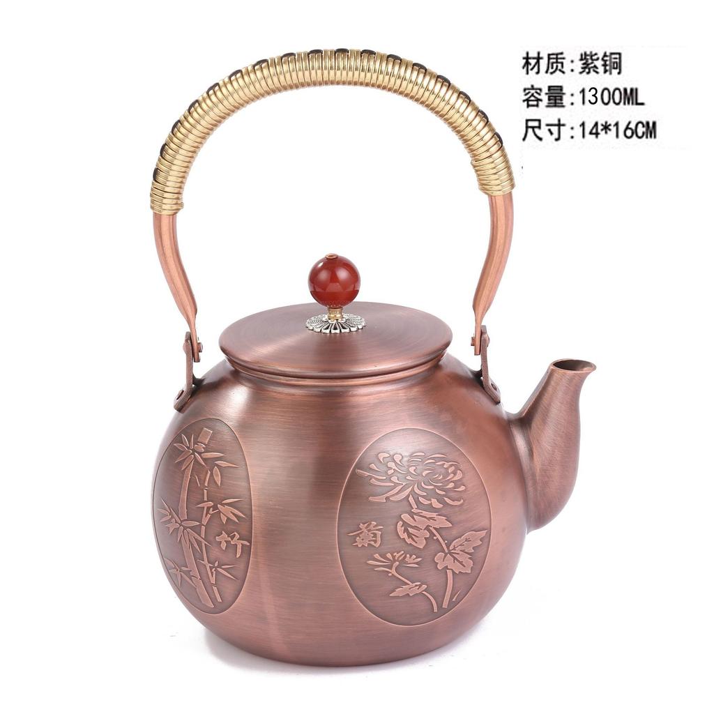Copper Teapot Thickened Old Style Kettle