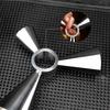 Multi-Capacity 3-Ended Measuring Cup Stainless Steel Drink Spirit Jigger  Mixing Drinks