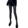 Sparkling Tights for Women Winter Fall Shimmering Ribbed Striped Pantyhose Glittering Solid Color Leggings Stockings