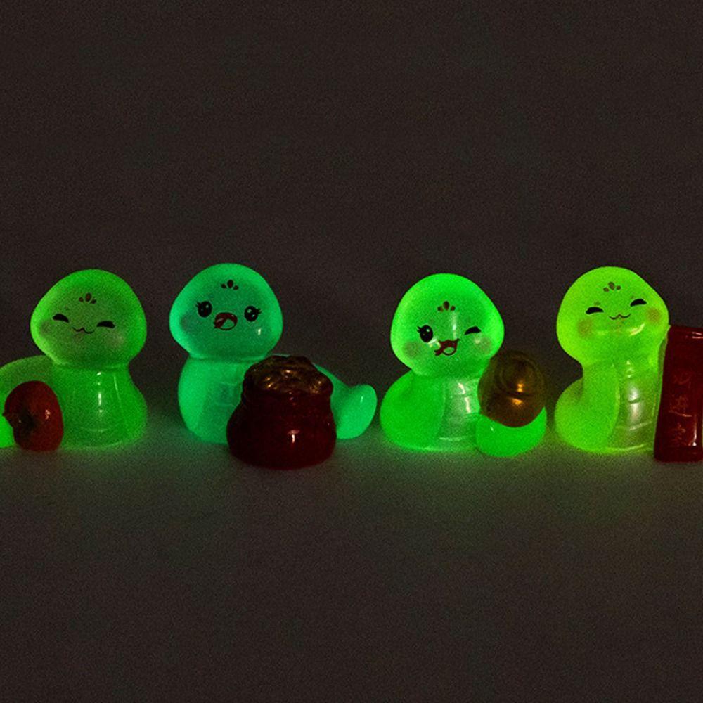 Cute New Year Snake Statue Zodiac Snake Lucky Small Snake Ornament  Home Office Accessories
