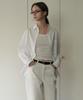 OSTKAKA Essential Cotton Oversized Shirt White