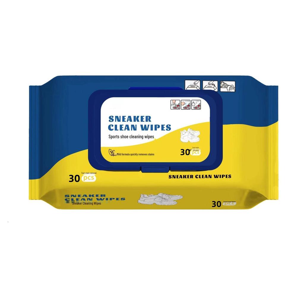 Shoe Cleaning & Polishing Wipes for Stain & Yellowing Removal - Travel-Friendly & Disposable for White Shoes