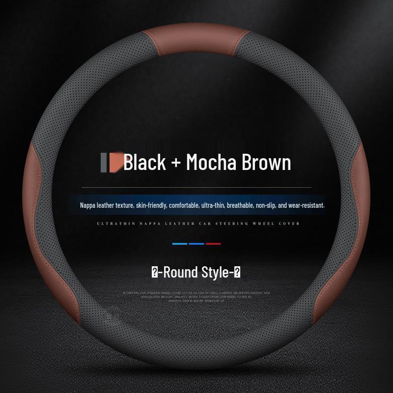 Nissan Sylphy 14th Gen Steering Wheel Cover - Anti-slip, Odorless, No-Sew Leather