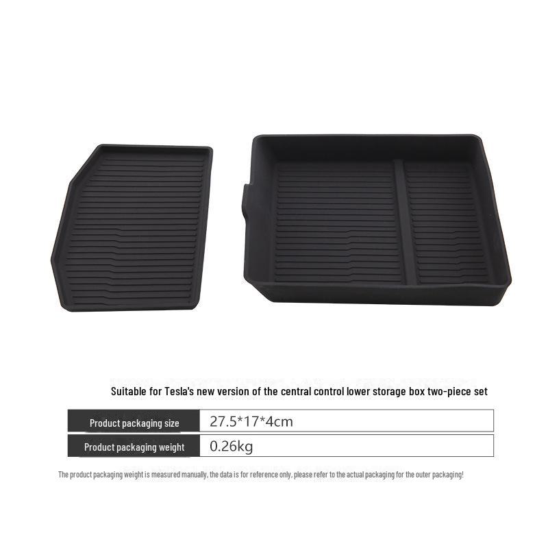 Geeignete Aufbewahrungsmatte für die Mittelarmlehnenbox der Mittelkonsole des Tesla Model 3 Highland