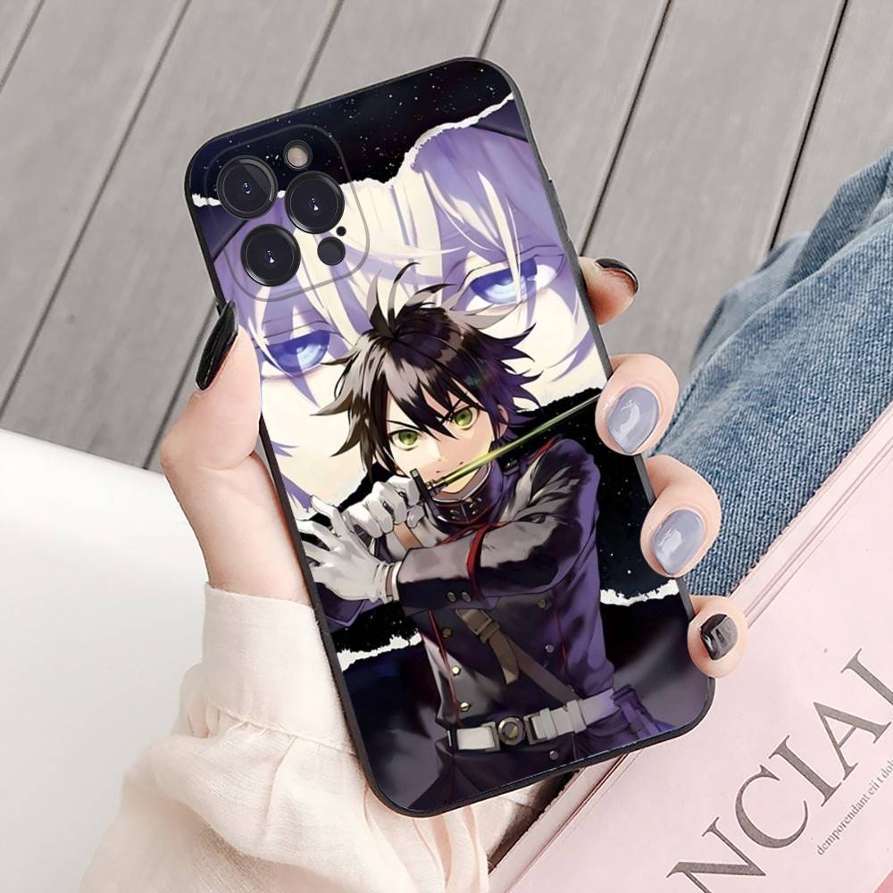 S-Seraph Of The End Phone Case For IPhone 16 15 8 7 6 6S Plus X SE XR XS 14 11 12 13 Mini Pro Max Mobile Case