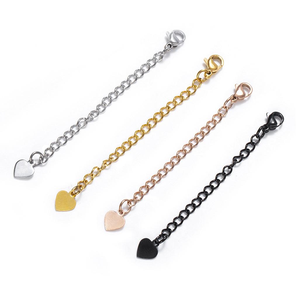 Extension Tail Chain Stainless Steel Necklace Bracelet Body Jewelry Making Clasp Extender Handmade Bag