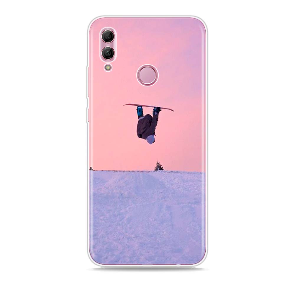 Skidåkning Snö Snowboard Silikonskydd För Honor 30 30S 30i 9 10 9A 9C 9S 9N 10i 10X 9X Lite Pro 5G Fodral