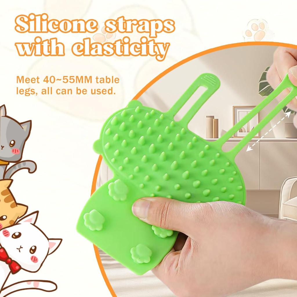 3 Pack Cat Self Groomer for Indoor Cats, Cat Self Groomer Corner Scratcher, Face Scratchers for Climbing Frames Table Legs