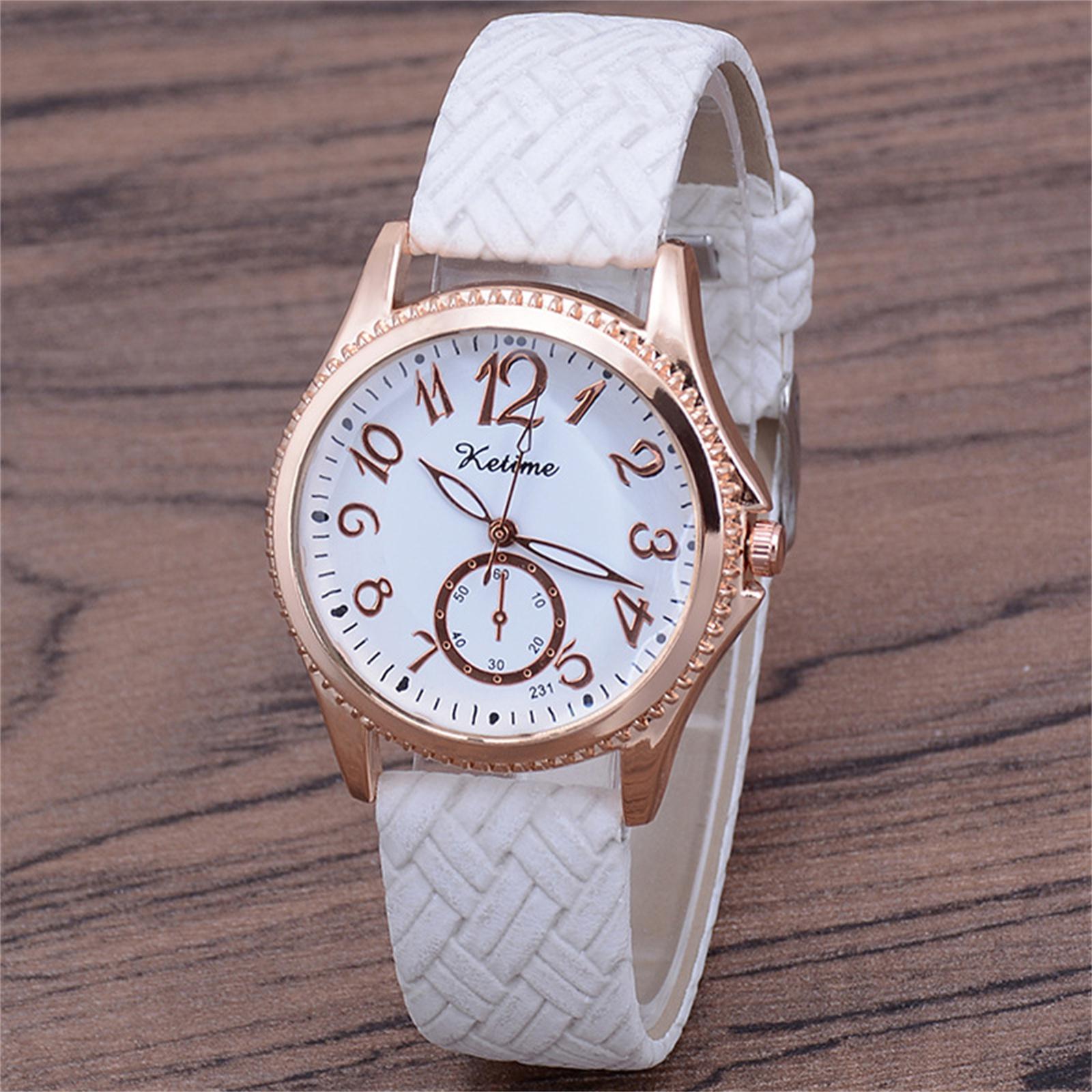 

Женские модные кожаные часы One Size