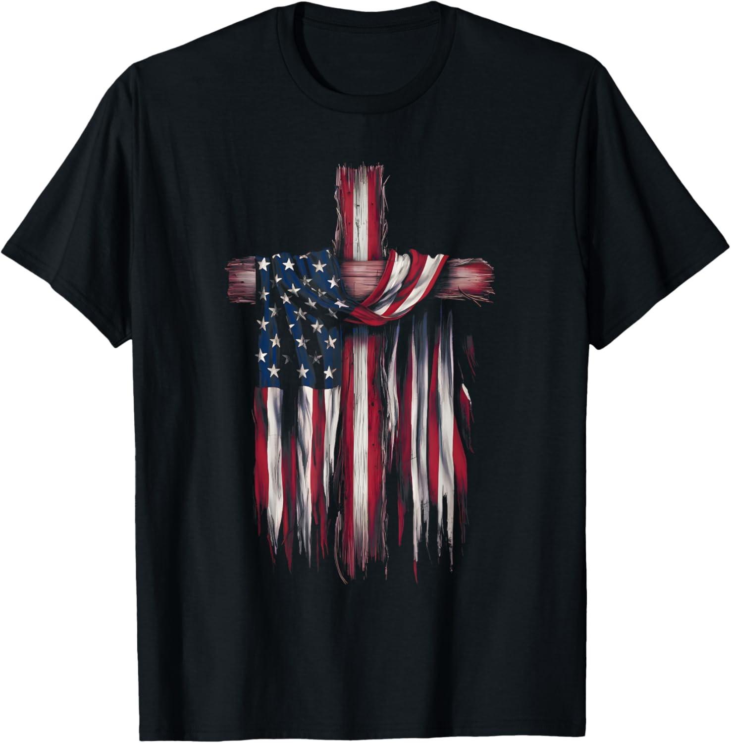 Quote 4th of July Christian Faith T-Shirt S