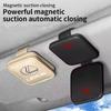 Car Sunglasses Holder Magnetic Leather Clip Ticket Holder For LEXUS RX300 RX330 RX350 IS250 LX570 Is200 Is300 Ls400 Accessories
