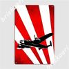 Ww2 Avro Lancaster Bomber Poster Metal Plaque Personalized Wall Cave Mural Painting Cinema Tin Sign Posters