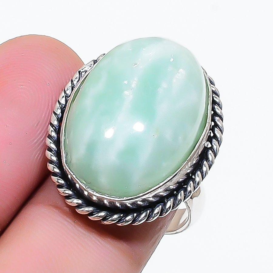 Natural Hememorphite Gemstone 925 Sterling Silver Jewelry Ring Size 6 AR-17732