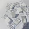 50Pcs Clear Badges Display Stand Holder Acrylic Badges Button Base Stand Selfs Adhesive Button Pins Display Stand Gift