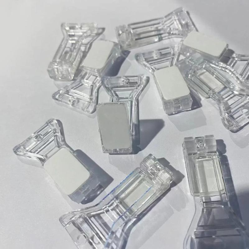 50Pcs Clear Badges Display Stand Holder Acrylic Badges Button Base Stand Selfs Adhesive Button Pins Display Stand Gift