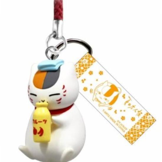 Takara Tomy Time Milk Book of Friends Hot Spring Collection Gacha Early Strap Mascot 221Bath Nyanko-sensei Natsume's Nyanko-sensei