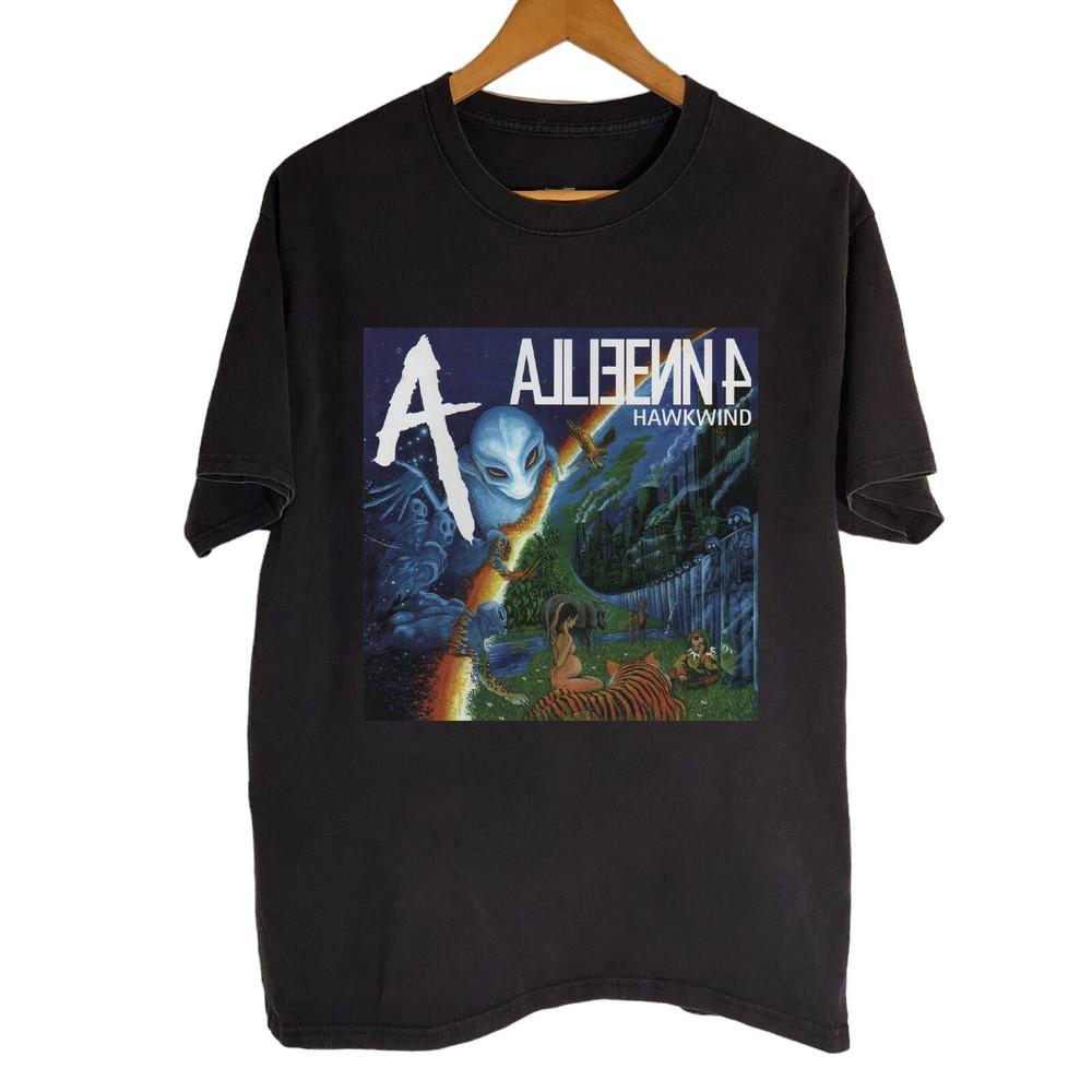 Alien 4 Hawkwind Black Cotton Shirt Full size S-5XL Unisex HO65 Unisex T-Shirt M