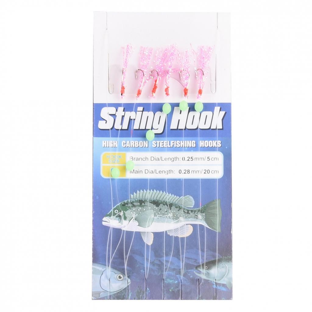 Fishing Hooks Colourful Fishing Tackle Plastic+steel