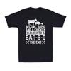 Cow Pig And Chicken Walk Into Bar-B-Q Funny Barbecue BBQ Vintage Men's T-Shirt Unisex T-Shirt