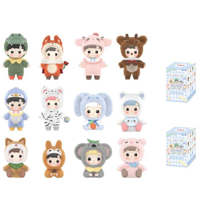 New POP MART HACIPUPU Animal Applique Animal Collection Blind Box Products Single Mystery Box/Full Box 12 Pcs PPMT-2501-0035