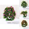Artificial Lily Plant Indoor Decor With Plastic Material For Home Garden Display