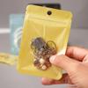 Macaron Colorful Transparent Pearlescent Thickened Recyclable Eco Friendly Offset Printing Zipper Top PE Material Jewelry Small