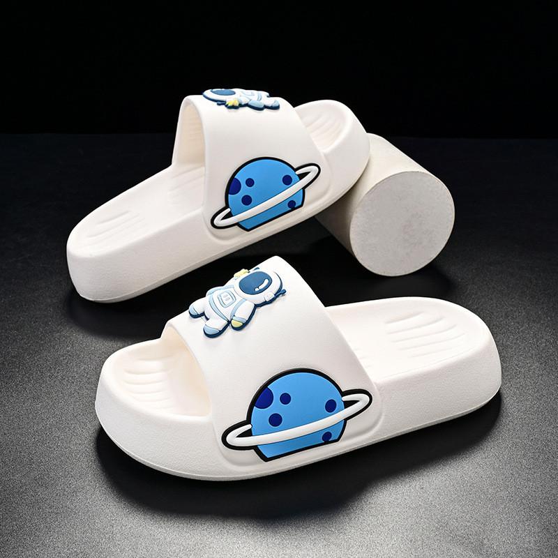 Boys Stylish Girls Slippers Lightweight Eva Material Nonskid House Flops Flip