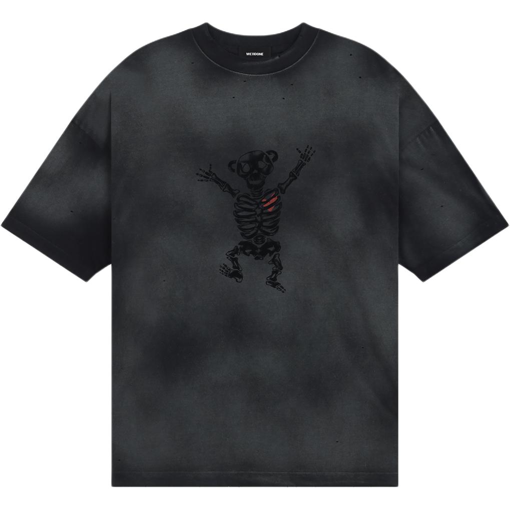 WE11DONE T Shirts Unisex Crew Neck Moderate Straight Fit WD-TT1-24-862-U-BK