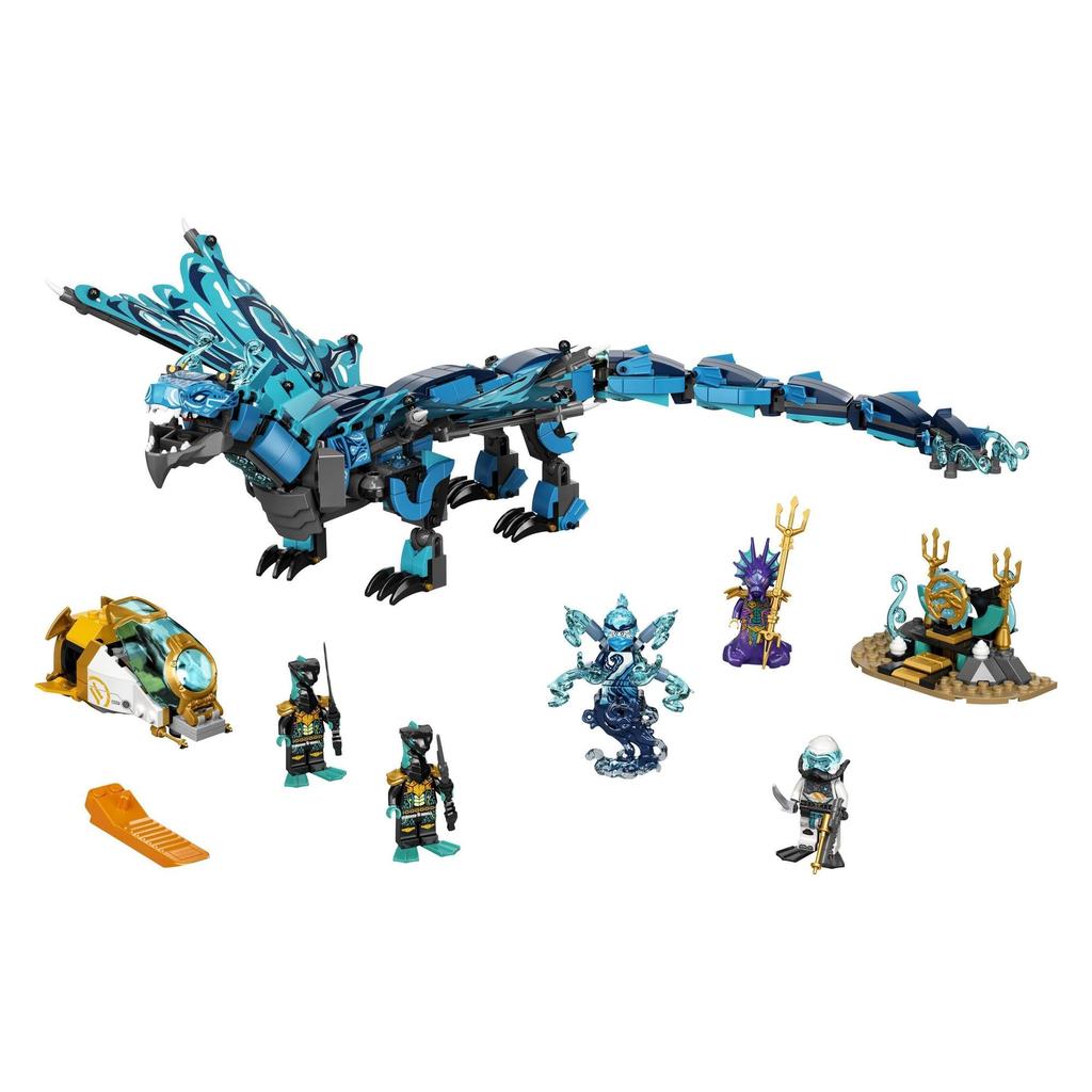 LEGO Ninjago Water Dragon 71754 Toy Block Gift Ninja Dragon for Boys Ages 9 and Up