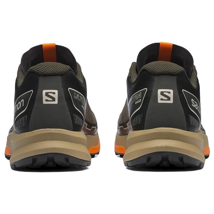 Salomon Ultra Raid Low Comfortable Durable Outdoor Functional Shoes Unisex Shoes Black Green 416605