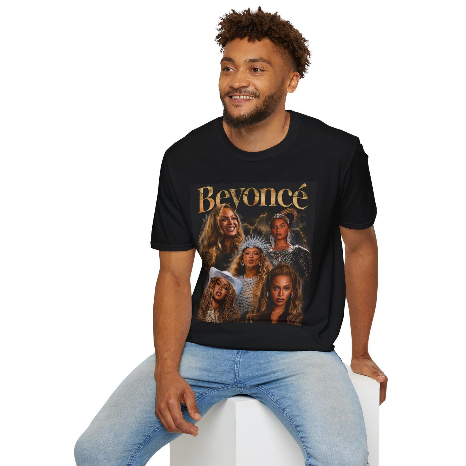 Beyoncé Portrait T-Shirt | Music Icon Tee 2XL