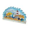 Ocean Theme LED Lamp Table Ornament Wood Carve Desk Decors for Livingrooms