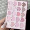 Sweetheart 20-Farve Øjenskyggepalette, Pudderbrun Mat & Shimmer, Glitrende & Levende, Alsidig Ny Ankomst til at Skabe et Elegant Makeup Look